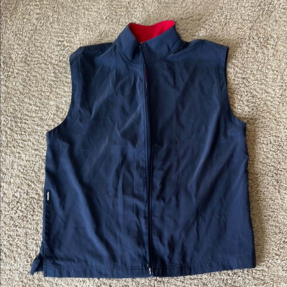 Ashworth Navy Blue Sleeveless Golf Vest Size Large NWOT